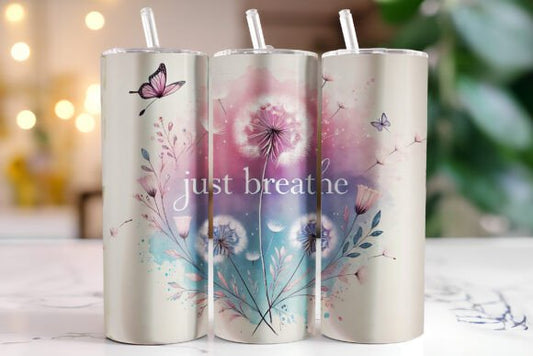 Just Breathe Tumbler
