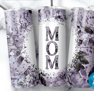 Mom Flower Tumbler