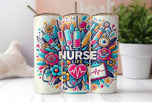 Motivational Nurse tumbler