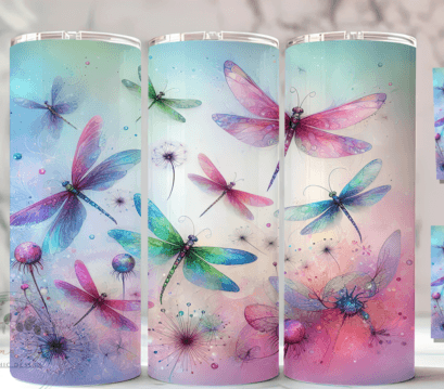 Nature Dragonfly tumbler
