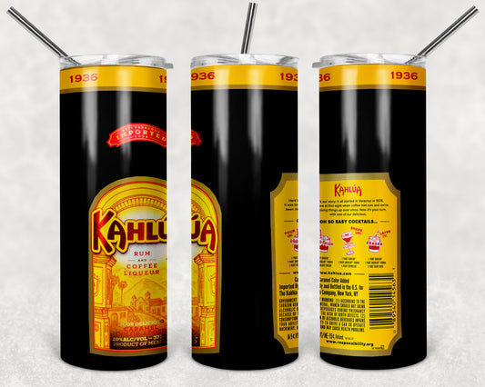 Kahlua Bottle tumbler