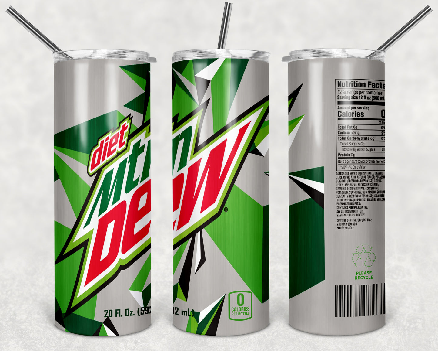 Diet Mountain Dew Tumbler