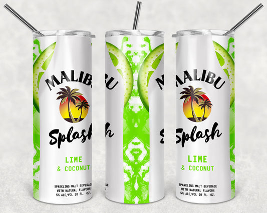 Malibu Splash Lime and Coconut tumbler