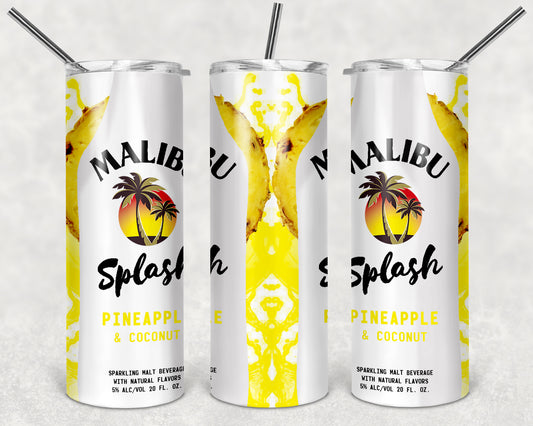 Malibu Splash Pineapple and Coconut tumbler