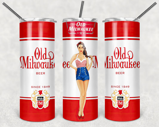 Old Milwaukee Original Beer Tumbler