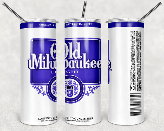 Old Milwaukee Light Beer Tumbler