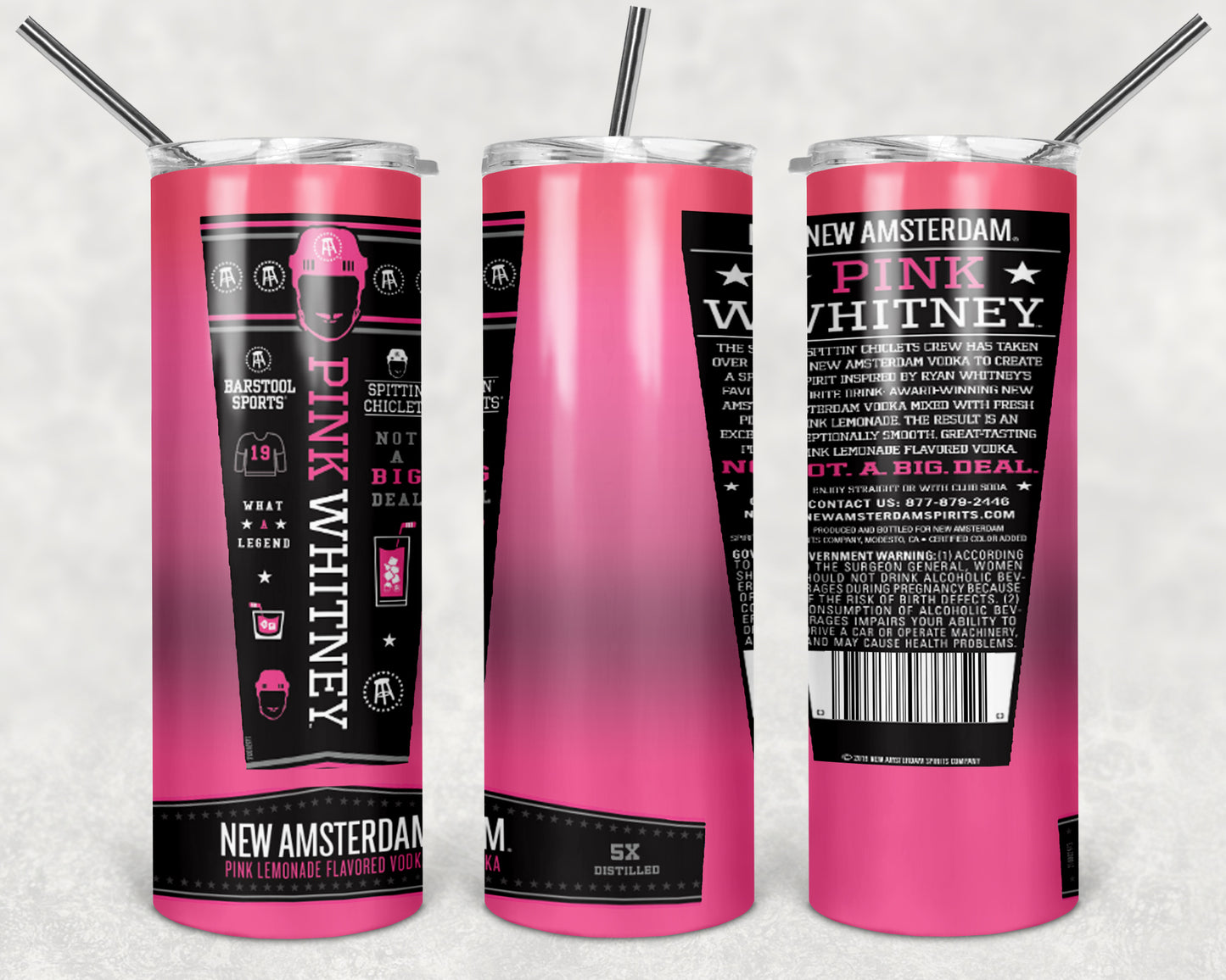New Amsterdam Pink Whitney Tumbler