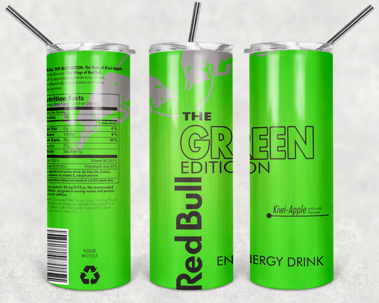 Red Bull Energy Drink Green Edition Kiwi-Apple Tumbler