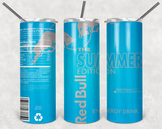 Red Bull Energy Drink The Summer Edition Beach Breeze Tumbler