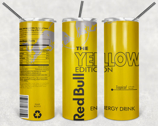 Red Bull Energy Drink The Yellow Edition Tropical Tumbler