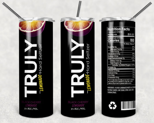 Truly Lemonade Hard Seltzer tumbler