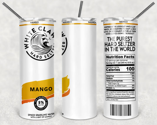 White Claw Mango Hard Seltzer Tumbler