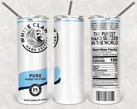 White Claw Pure Hard Seltzer Tumbler