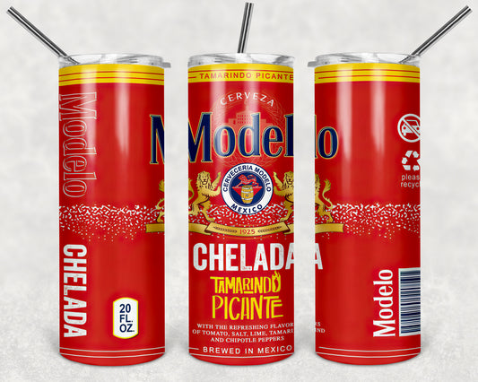 Modelo Chelada Tamarindo Picante Tumbler