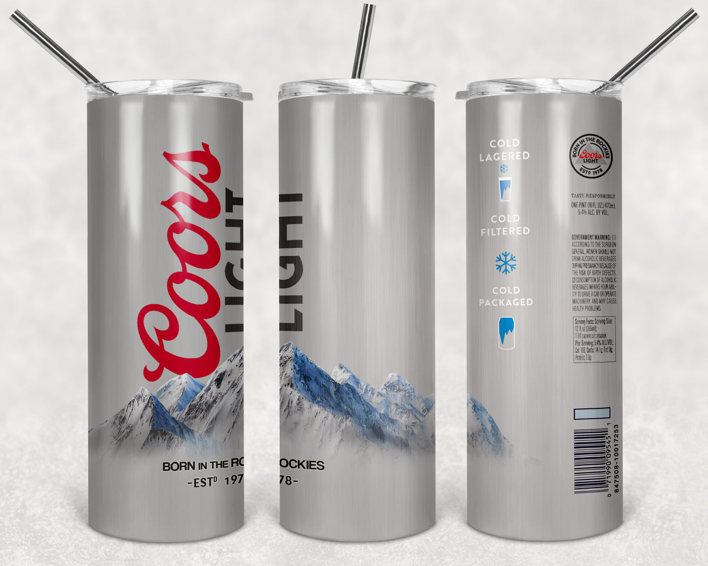 Coors Light tumbler