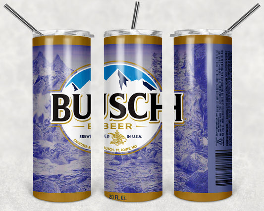 Busch Beer Light Blue can tumbler