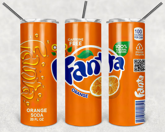 Fanta Orange Soda Tumbler