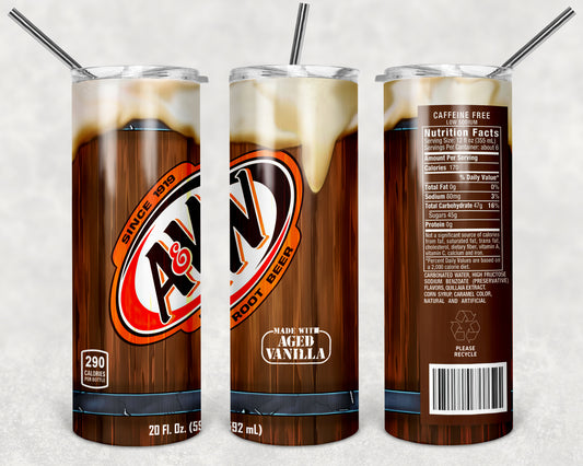 A & W Rootbeer tumbler