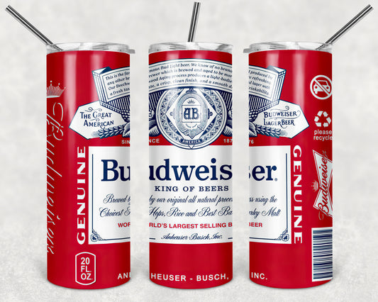 Budweiser 20 ounce Tumbler