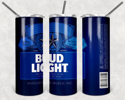 Bud Light Blue tumbler