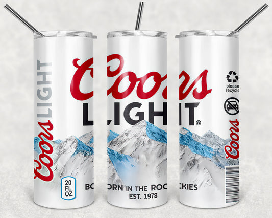 Coors Light tumbler