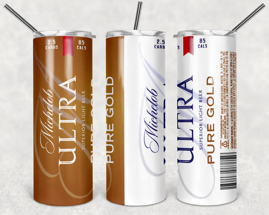 Michelob Ultra Pure Gold Tumbler