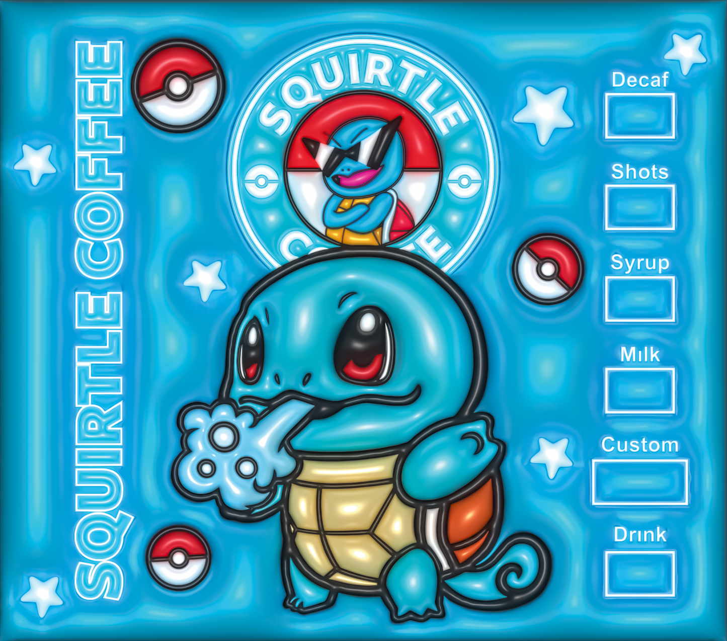 Squirtle Starbucks Coffee