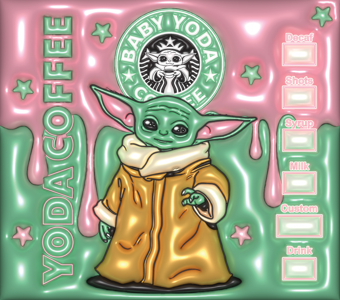 Yoda Coffee Tumbler
