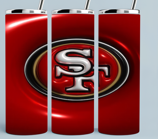 San Francisco 49ers tumbler