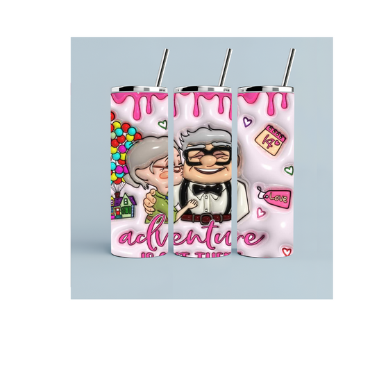 Up Valentine's Day tumbler