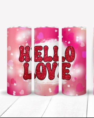 Hello Love tumbler