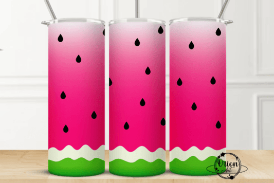 Watermelon Tumbler with seeds