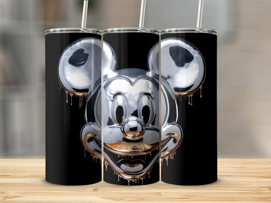 Shiny Metallic Mickey Mouse Design Tumbler Product