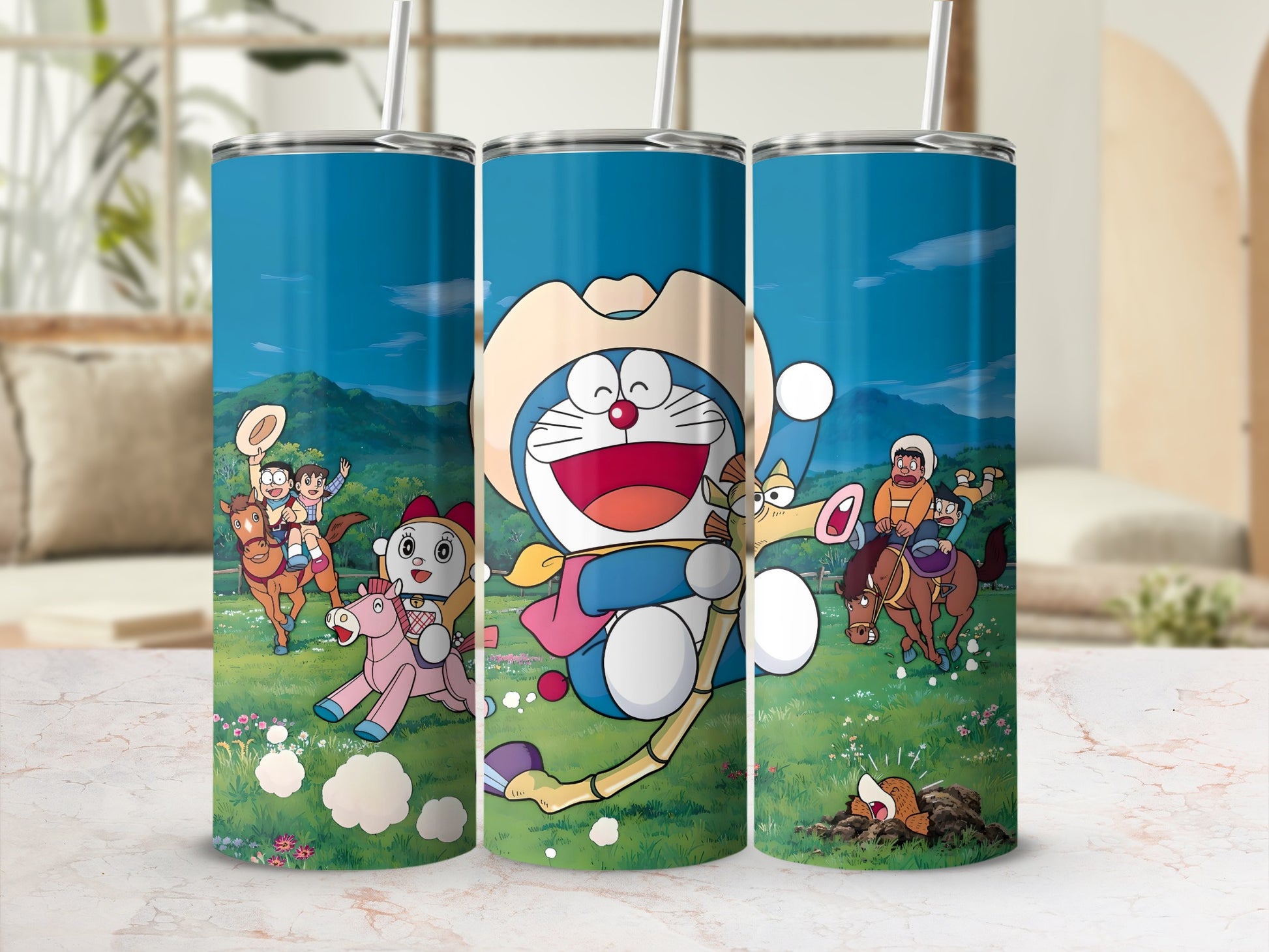 Animated Cartoon Characters on Adventure Tumbler