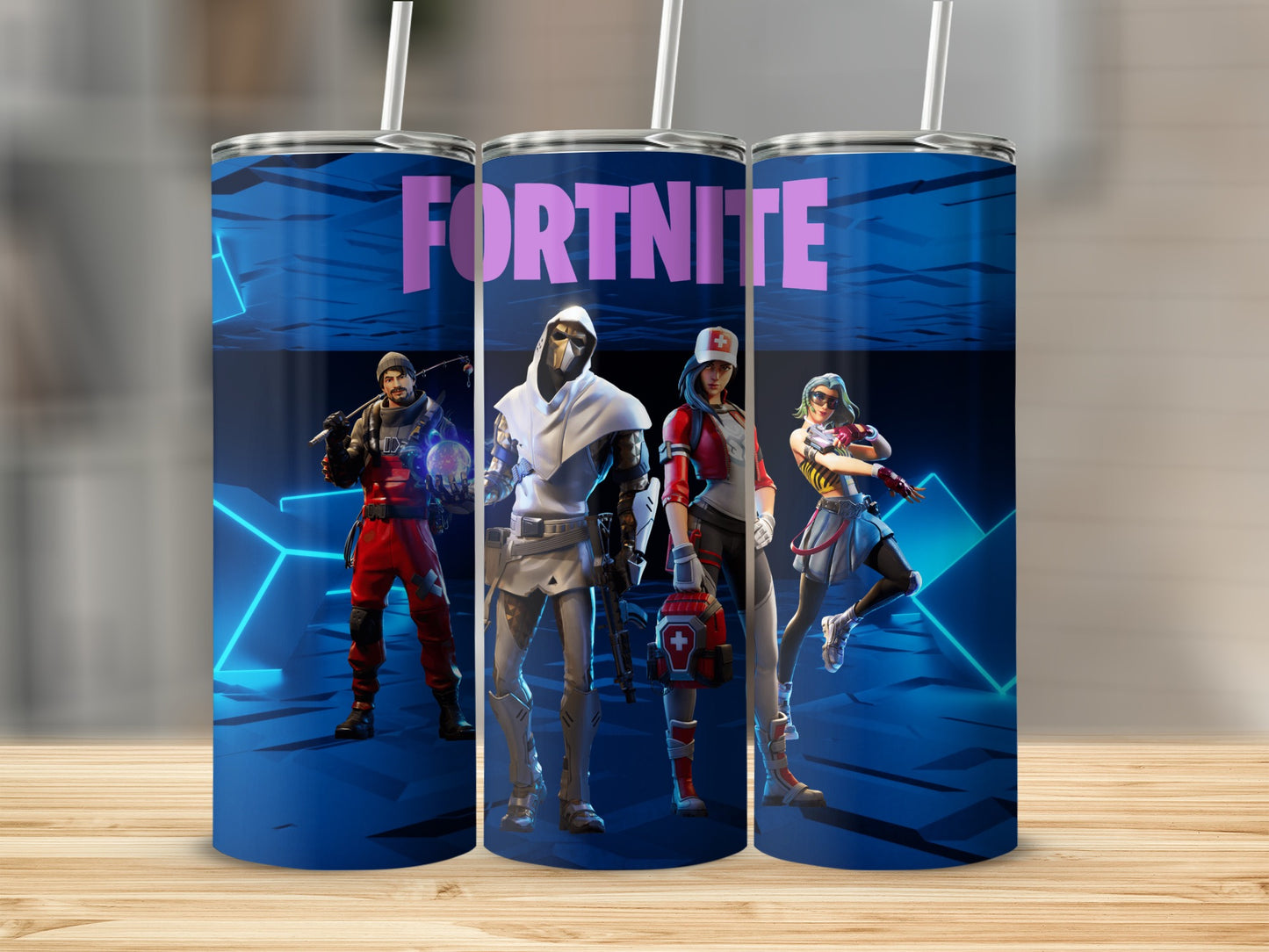 Fortnite Characters Printed Tumbler Cup Drinkware