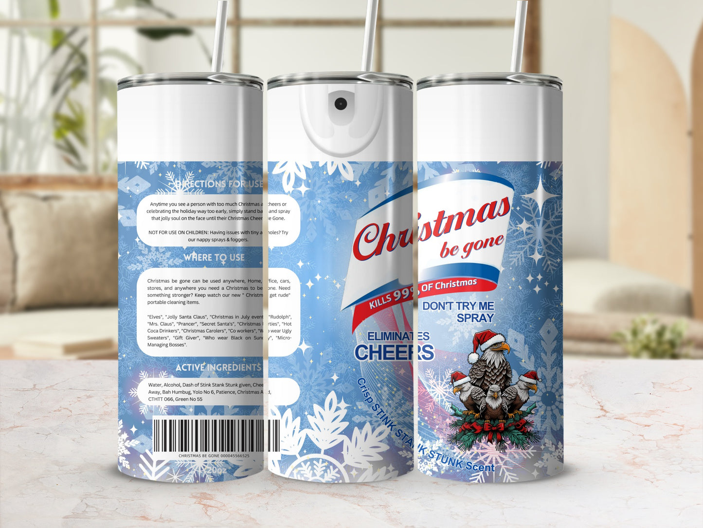 Christmas Be Gone Spray Eliminates Holiday Cheer