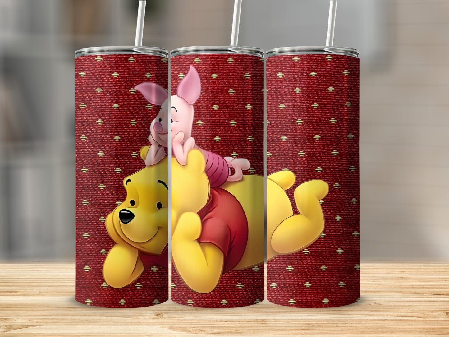 Winnie the Pooh With Piglet Best Friends Forever Tumblers