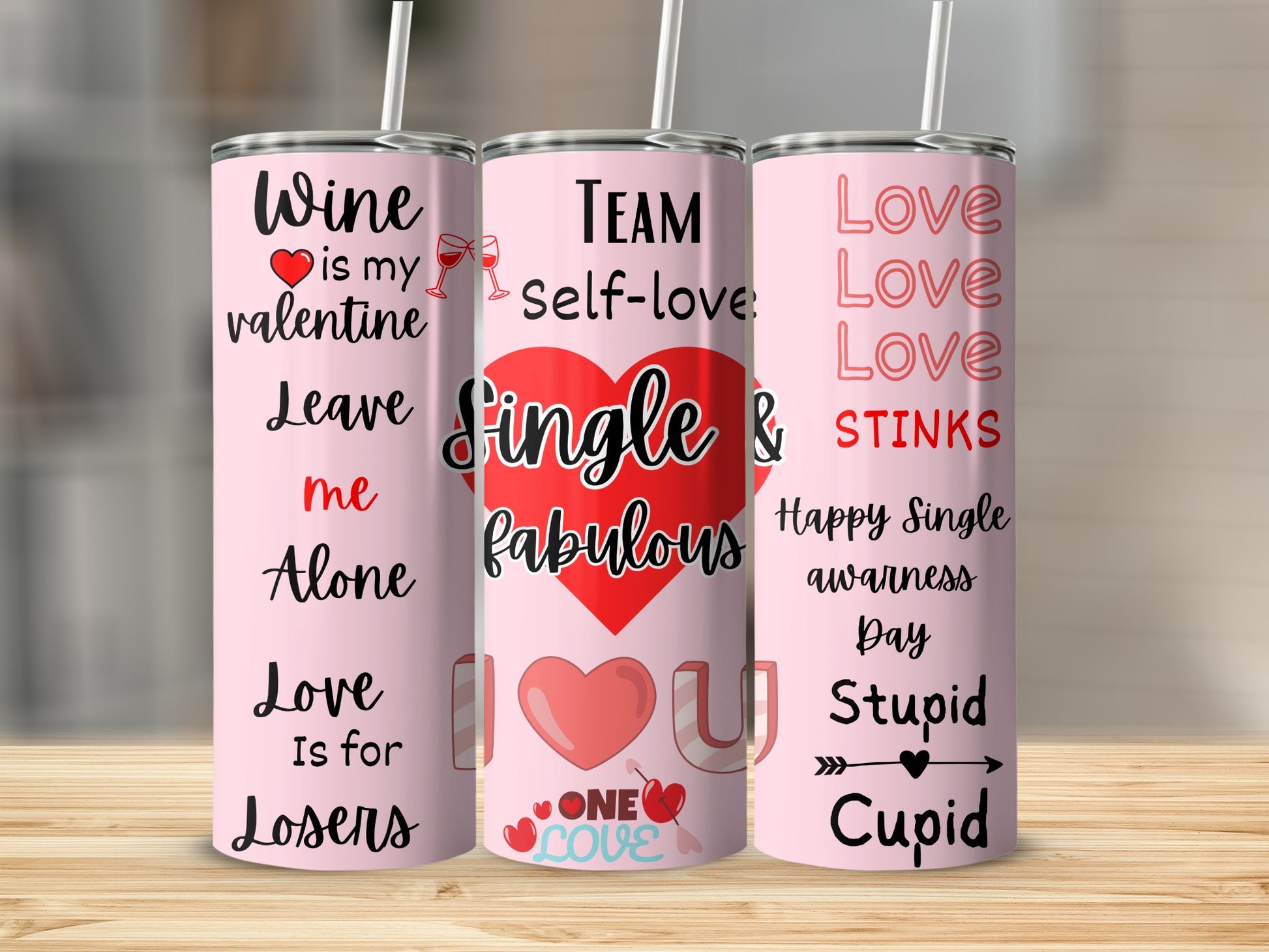 Single Fabulous Love Awareness Day Insulated Tumbler