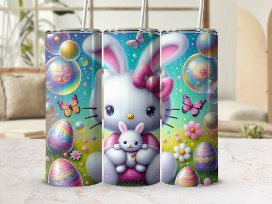 Adorable Bunny Rabbit Easter Eggs Bubbles Butterflies product type
