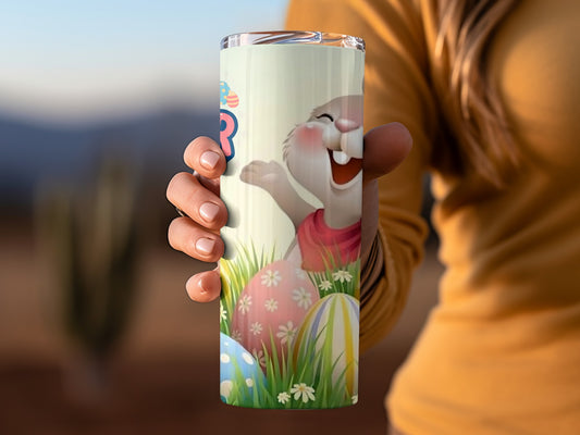 Easter Bunny and Eggs Celebration Tumbler