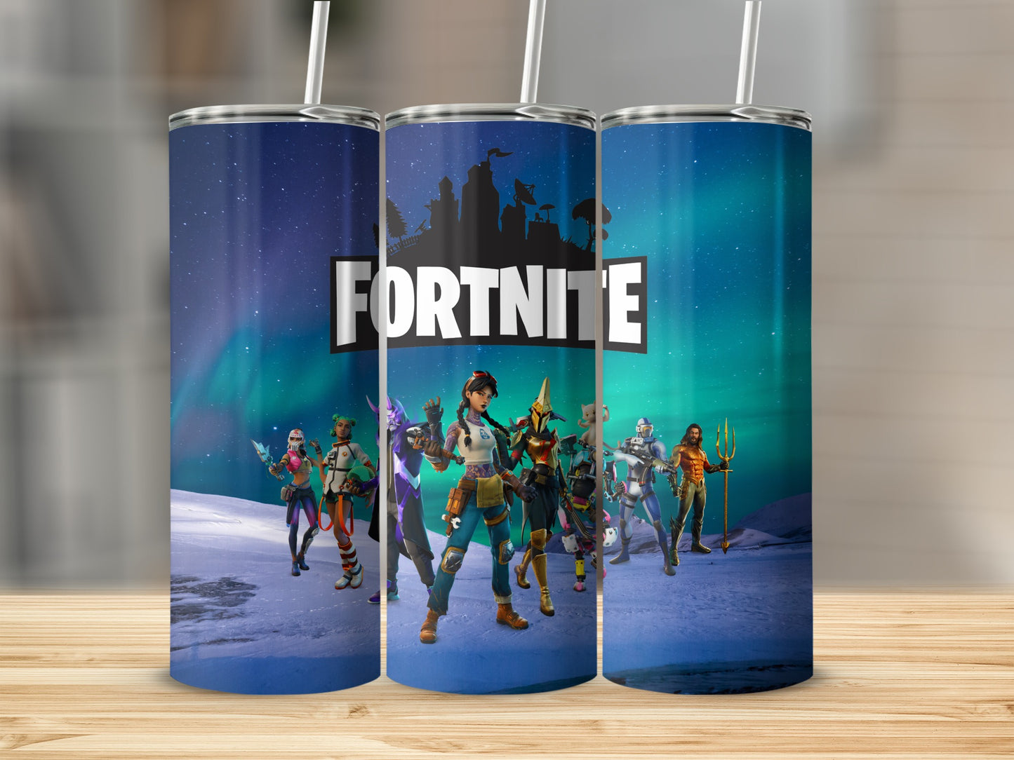 Fortnite Character Tumbler Cup for Gaming Fans