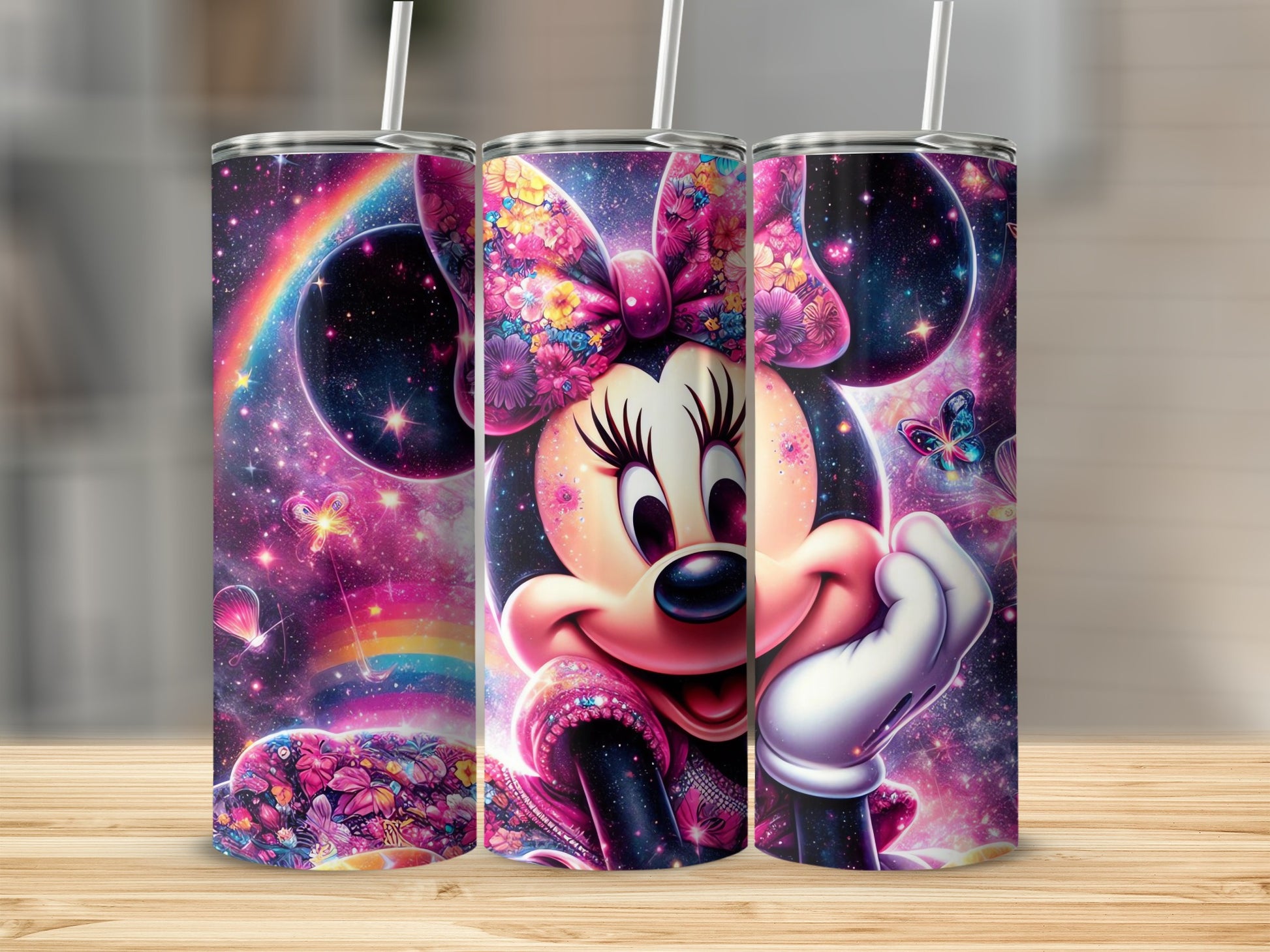Cute Colorful Disney Character Themed Tumbler Product