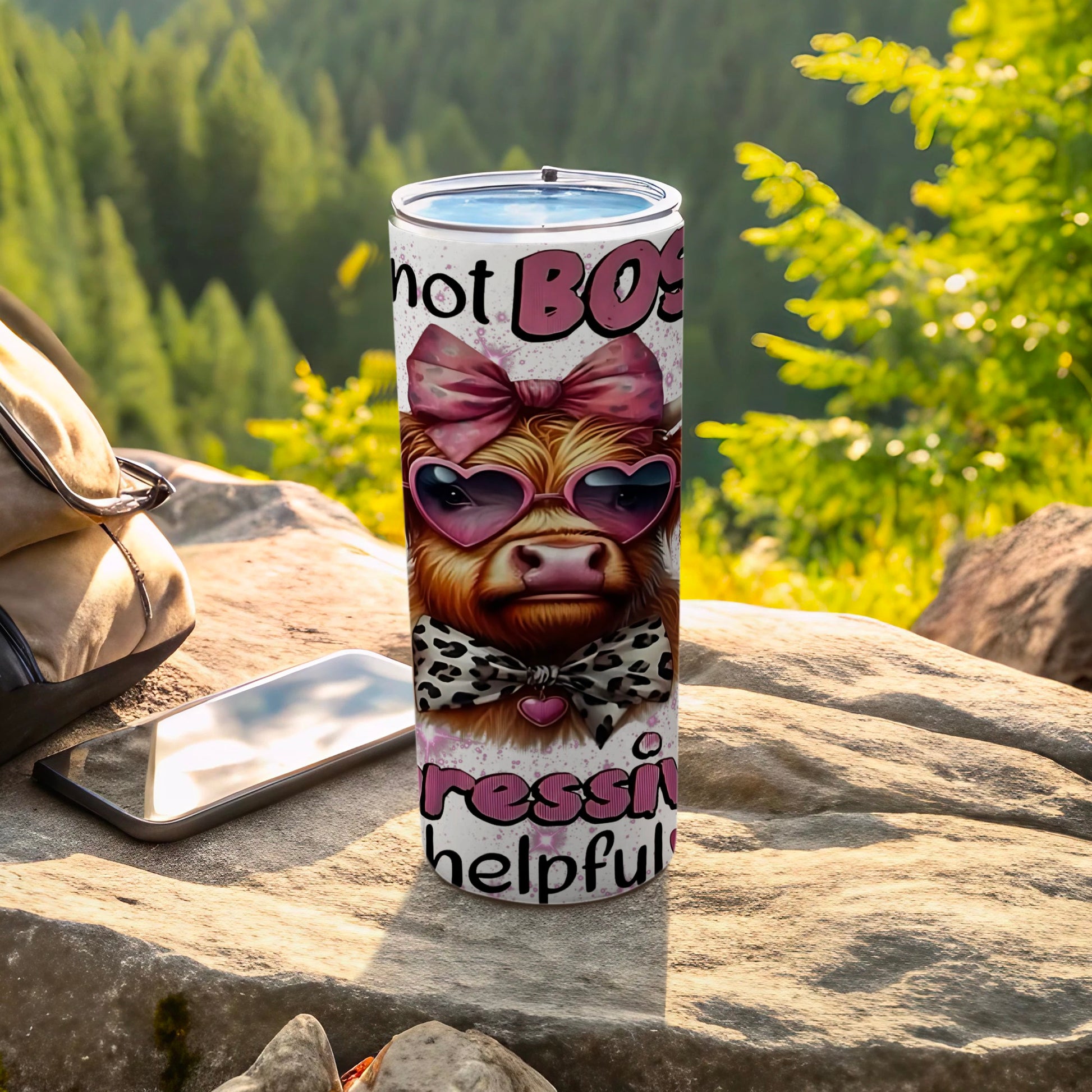 Not Bossy Aggressively Helpful Design Travel Mug