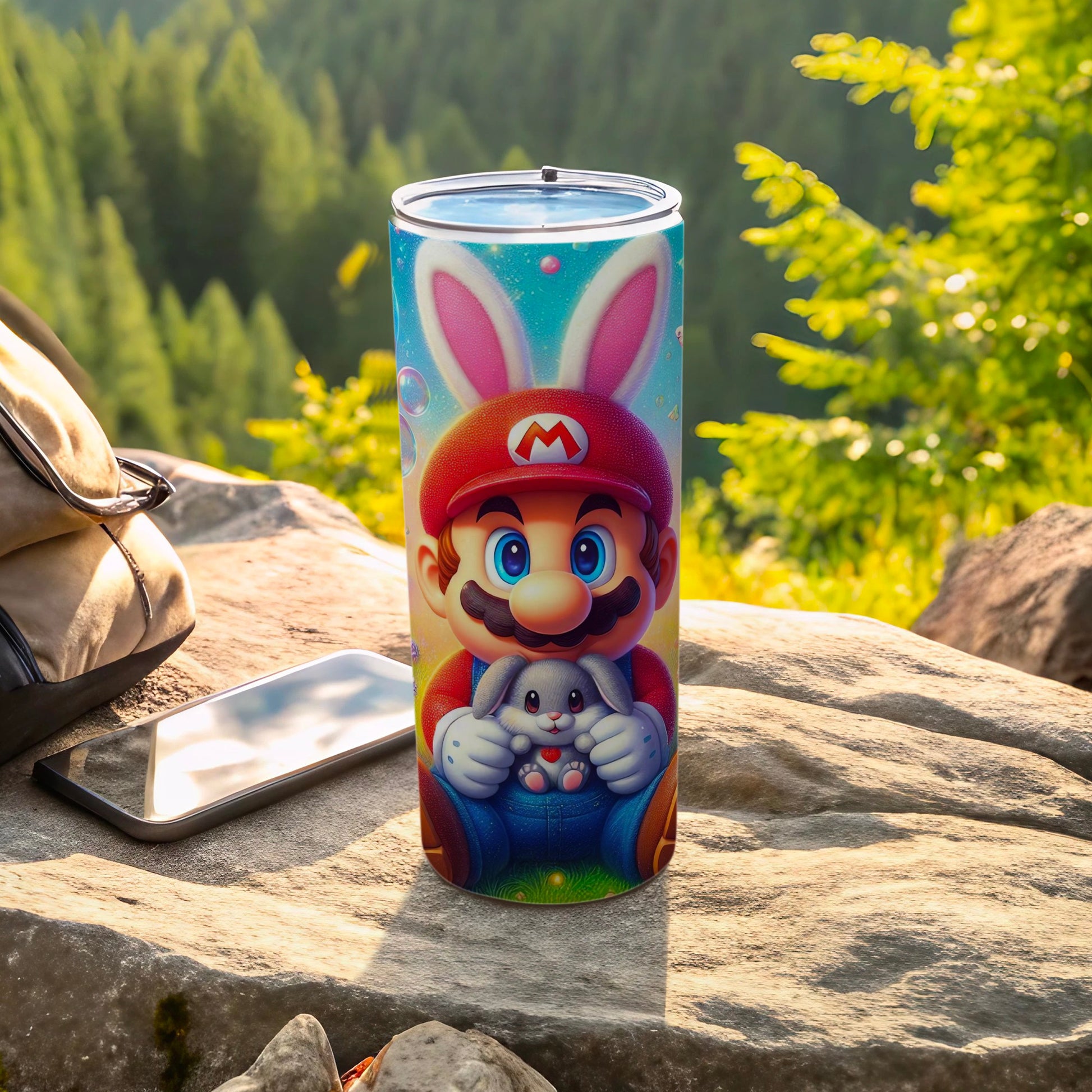 Super Mario Easter Bunny Rabbit Character Tumbler