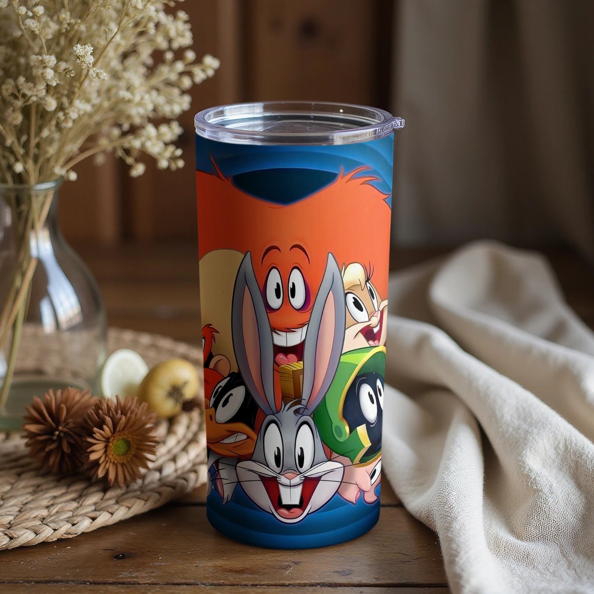 Colorful Cartoon Characters Insulated Tumbler