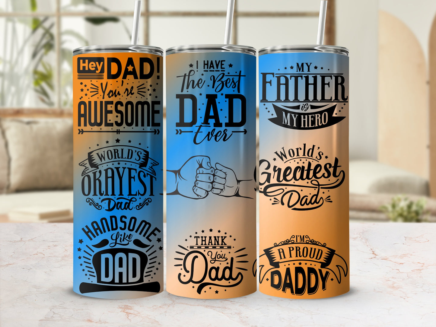 World's Greatest Dad Father's Day Tumbler Gift