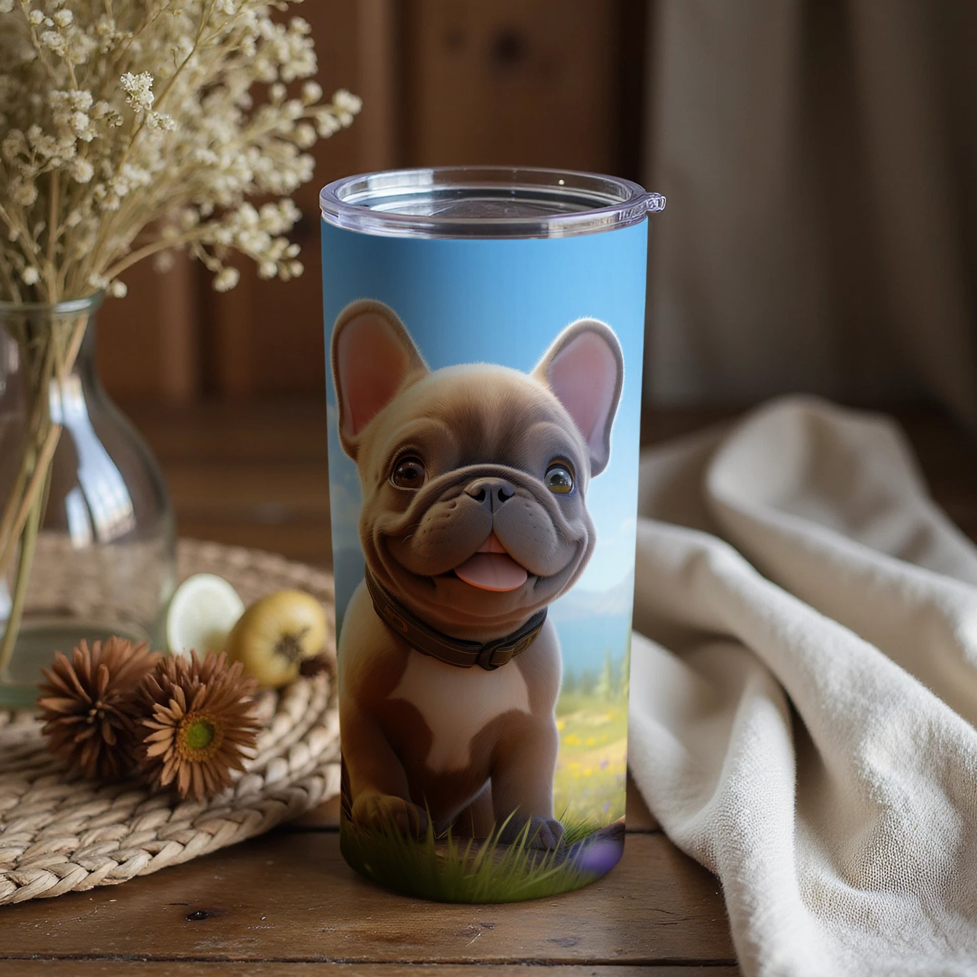 Cute French Bulldog Themed Tumbler for All Dog Lovers