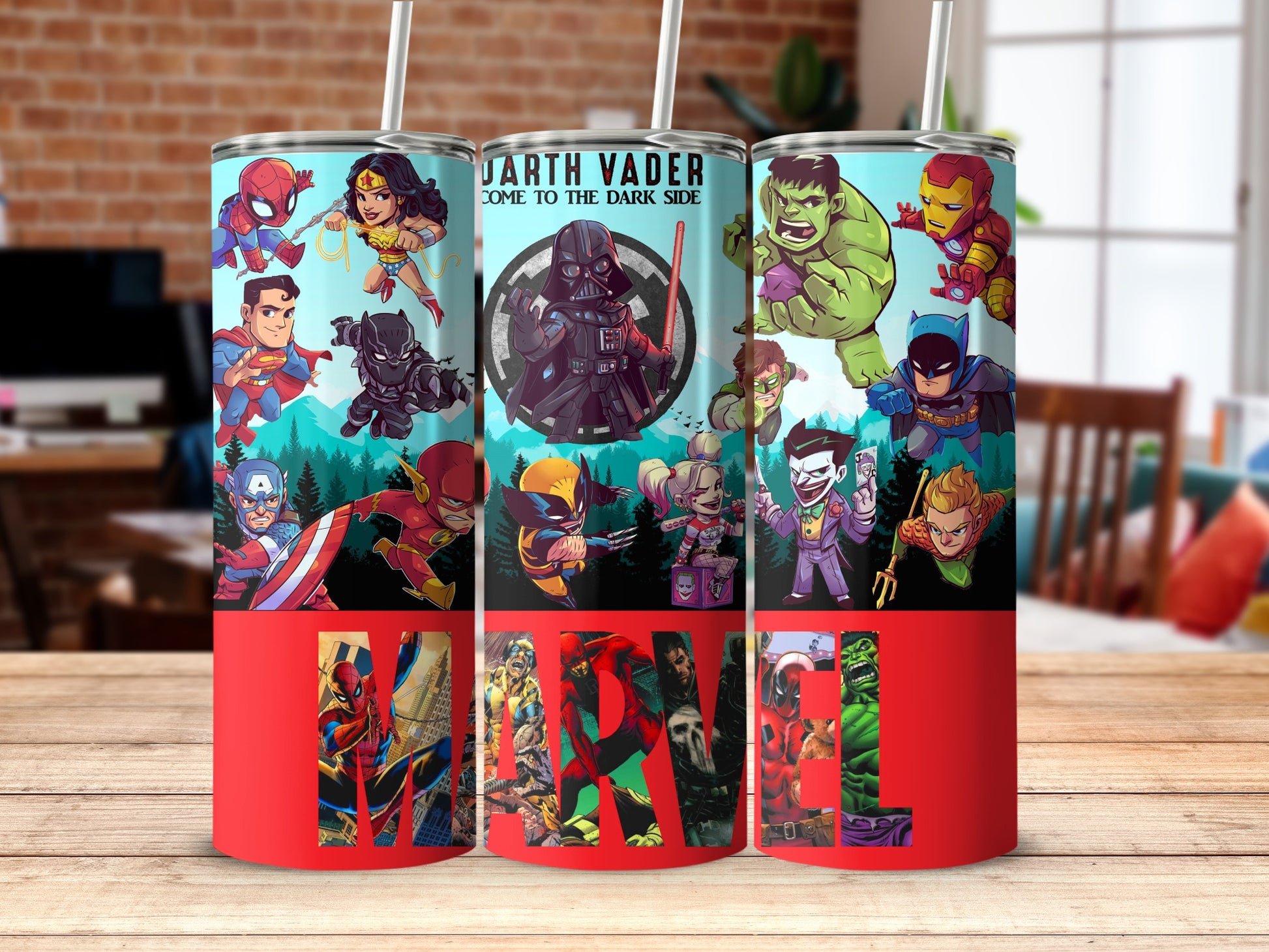 Marvel DC Star Wars Heroes Villains Design product type