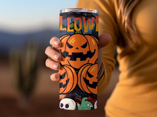 Halloween Jack O'Lanterns Insulated Tumbler
