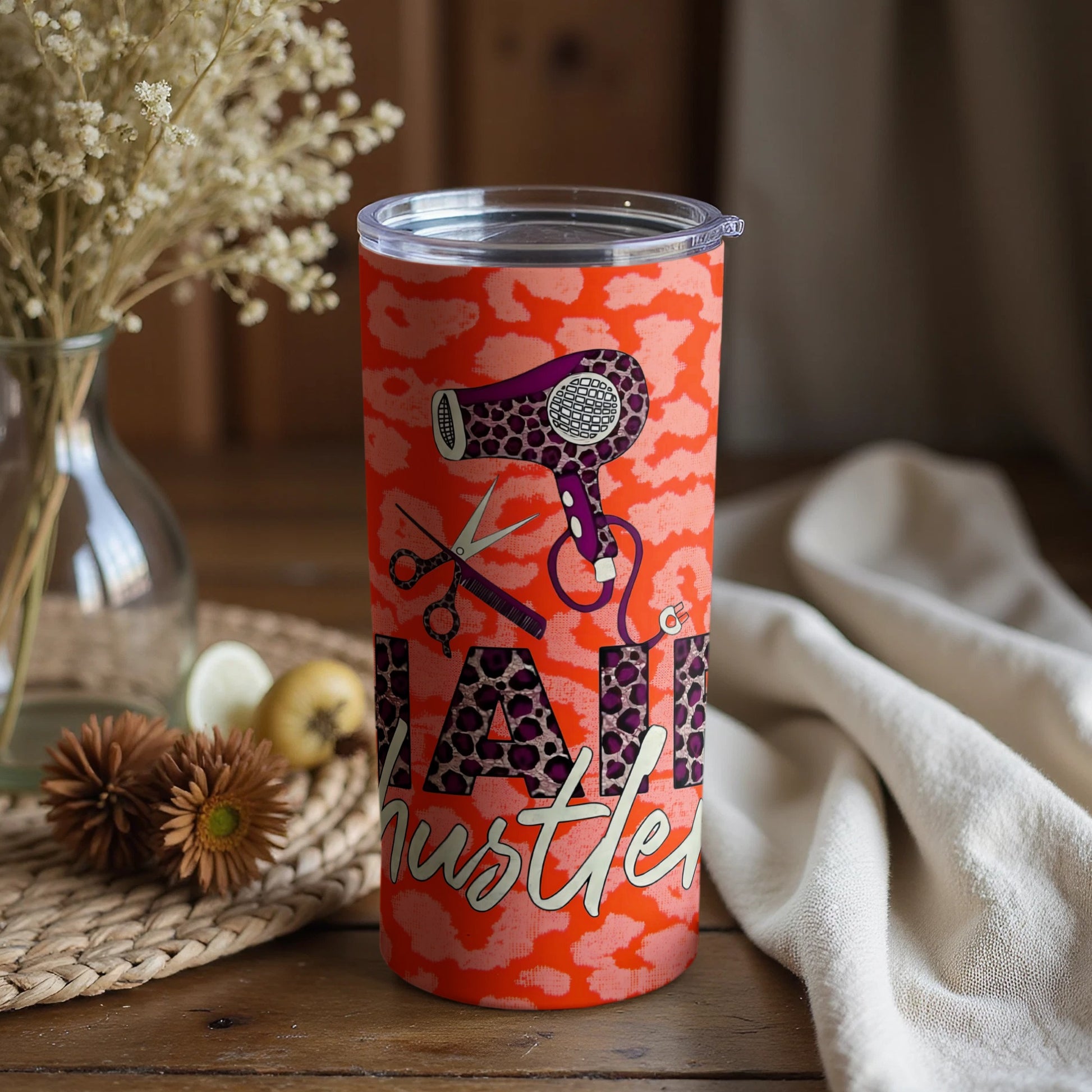 Hair Hustle Tumbler for Stylish Drinkware Collection